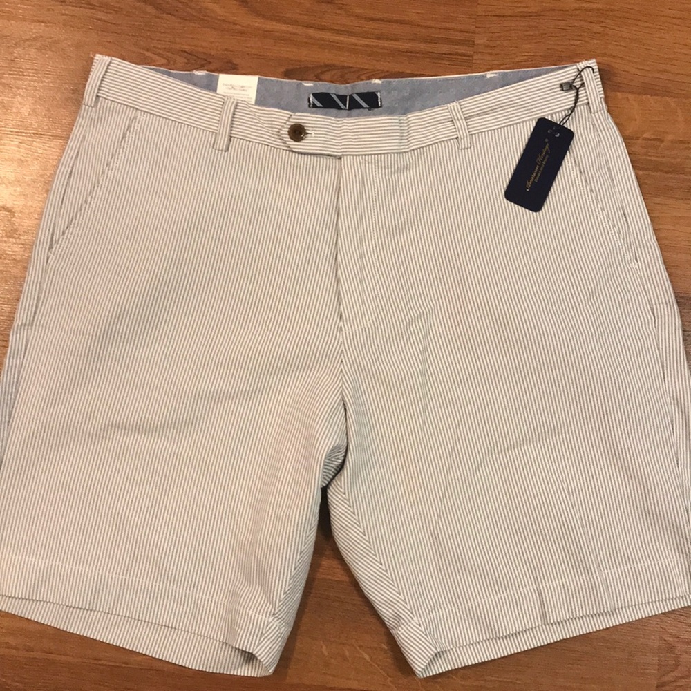 American Heritage Preppy Pinstriped Shorts Size 38